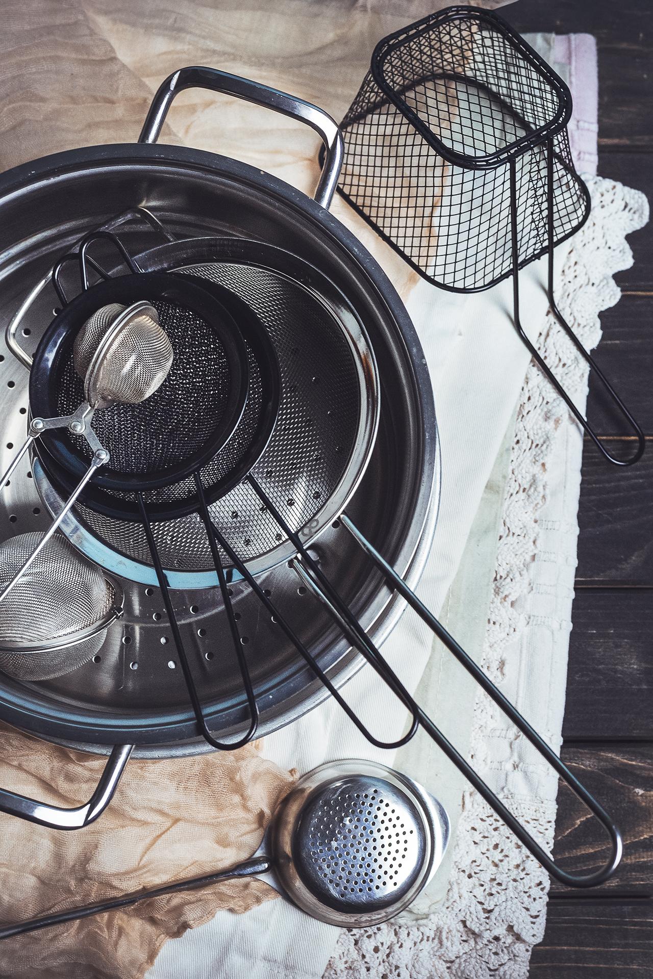 Food styling rekvizity v neutrálních odstínech