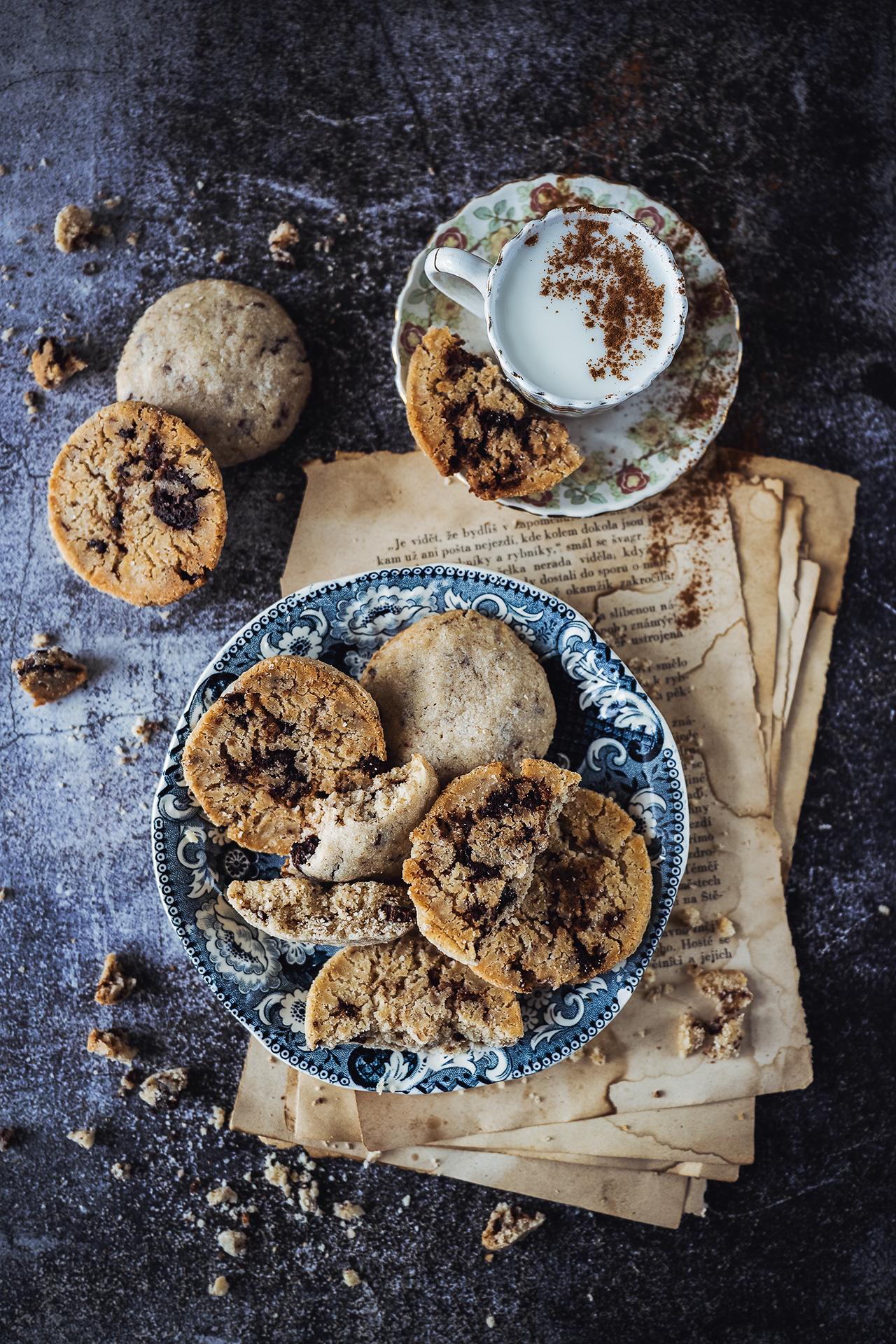 Vintage cookies s čokoládou